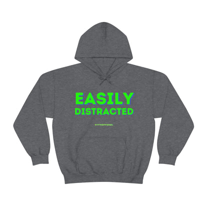 Easily Distracted - Funny, Sysadmin, Geek, Gamer, Developer, Gift Hooded Sweatshirt