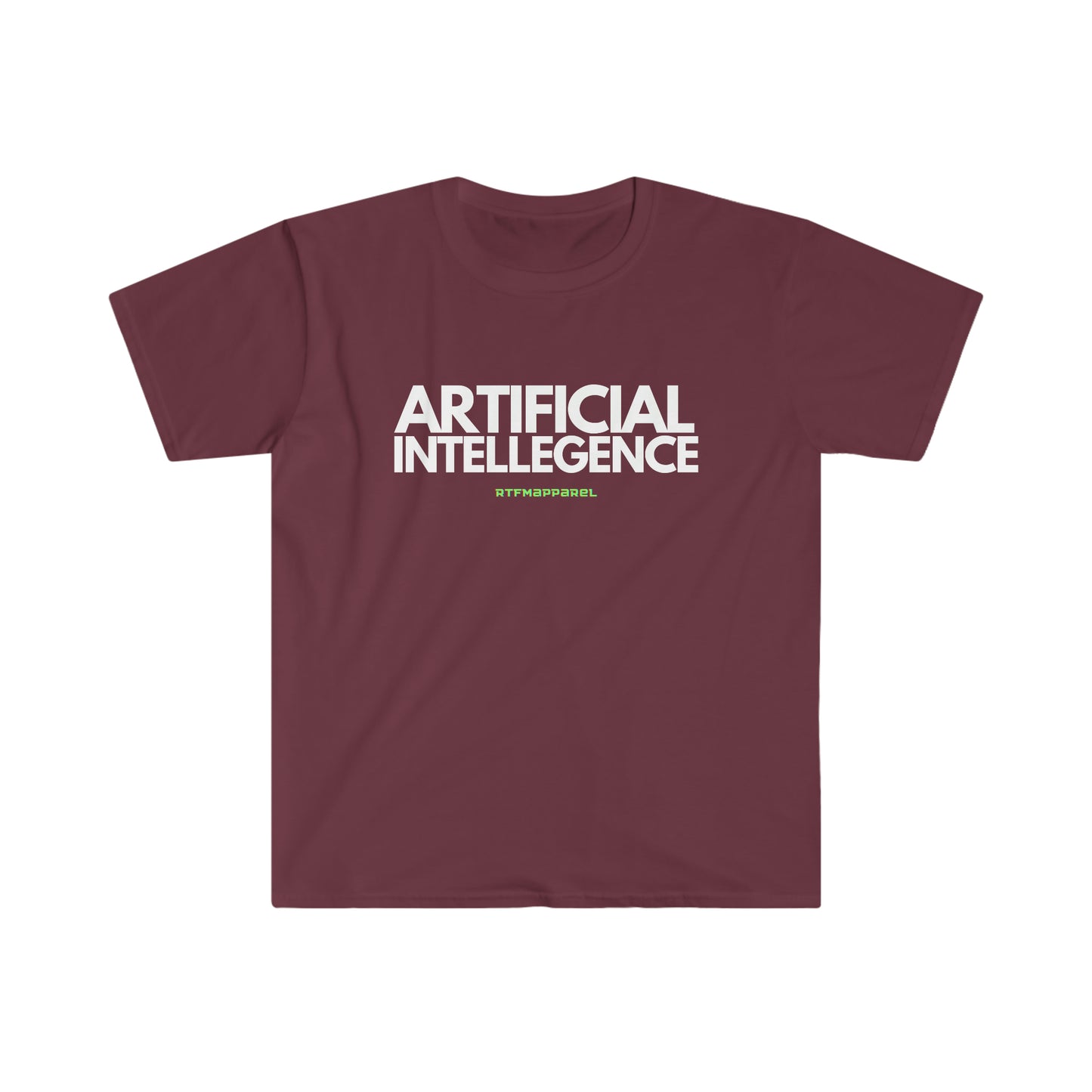 Artificial Intellegence , Funny, Sysadmin, Geek, Project Manager, Developer, Gift Unisex Softstyle T-Shirt