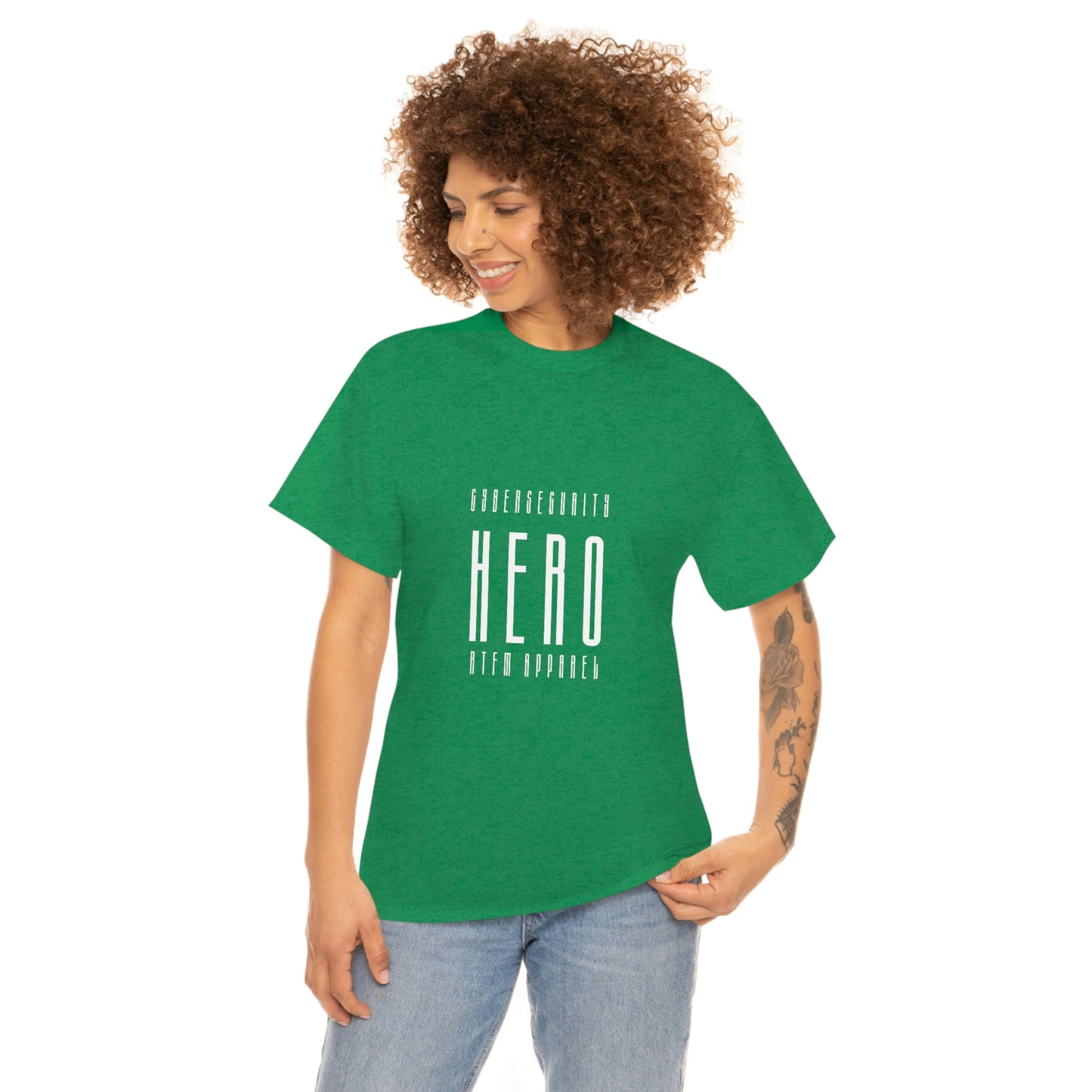 Cyber Security Hero - Unisex Heavy Cotton Tee - Funny, Humor, Perfect Gift