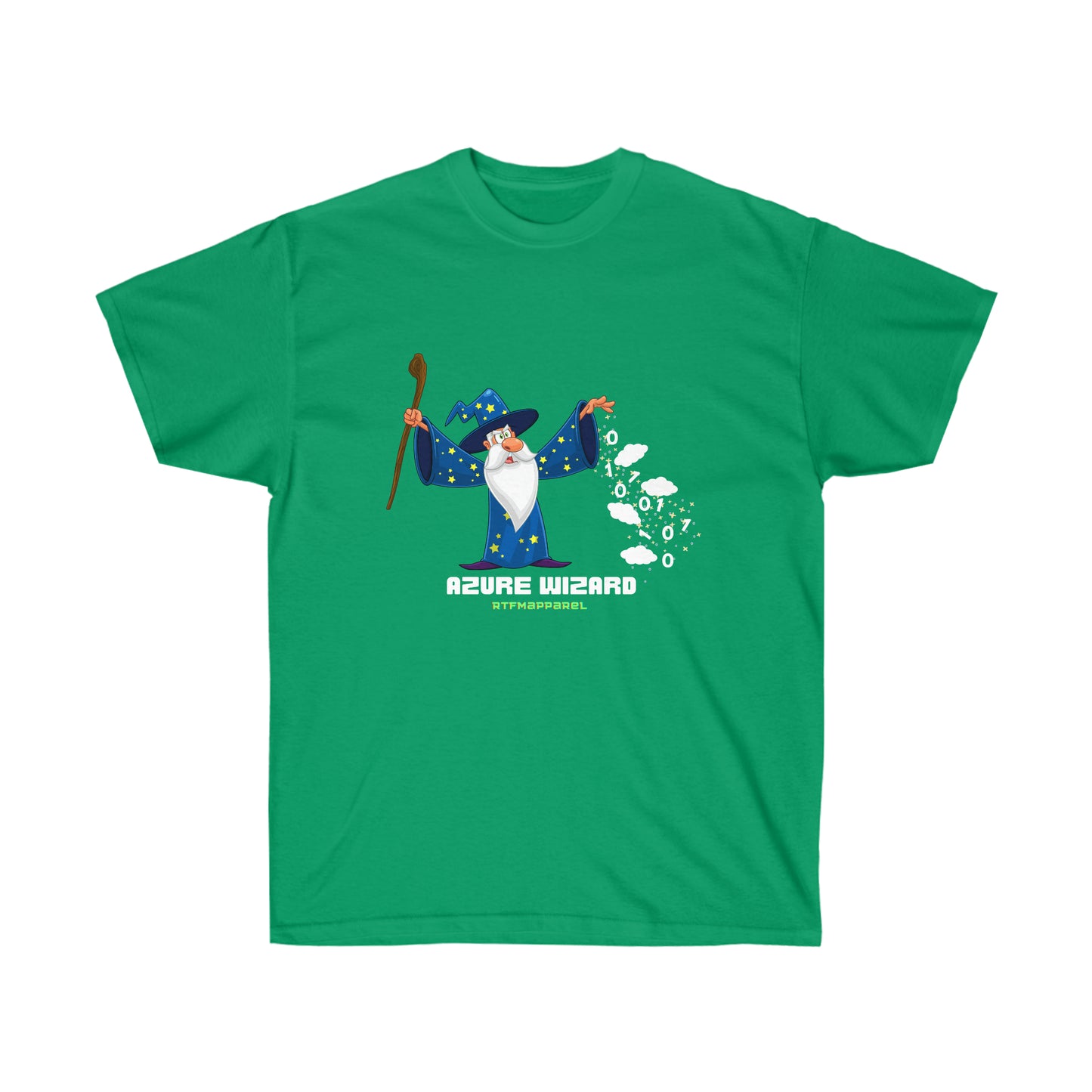 Azure Wizard, Sysadmin, Cloud Engineer, Architect, Azure, IT Support, Sysadmin Funny Tshirt