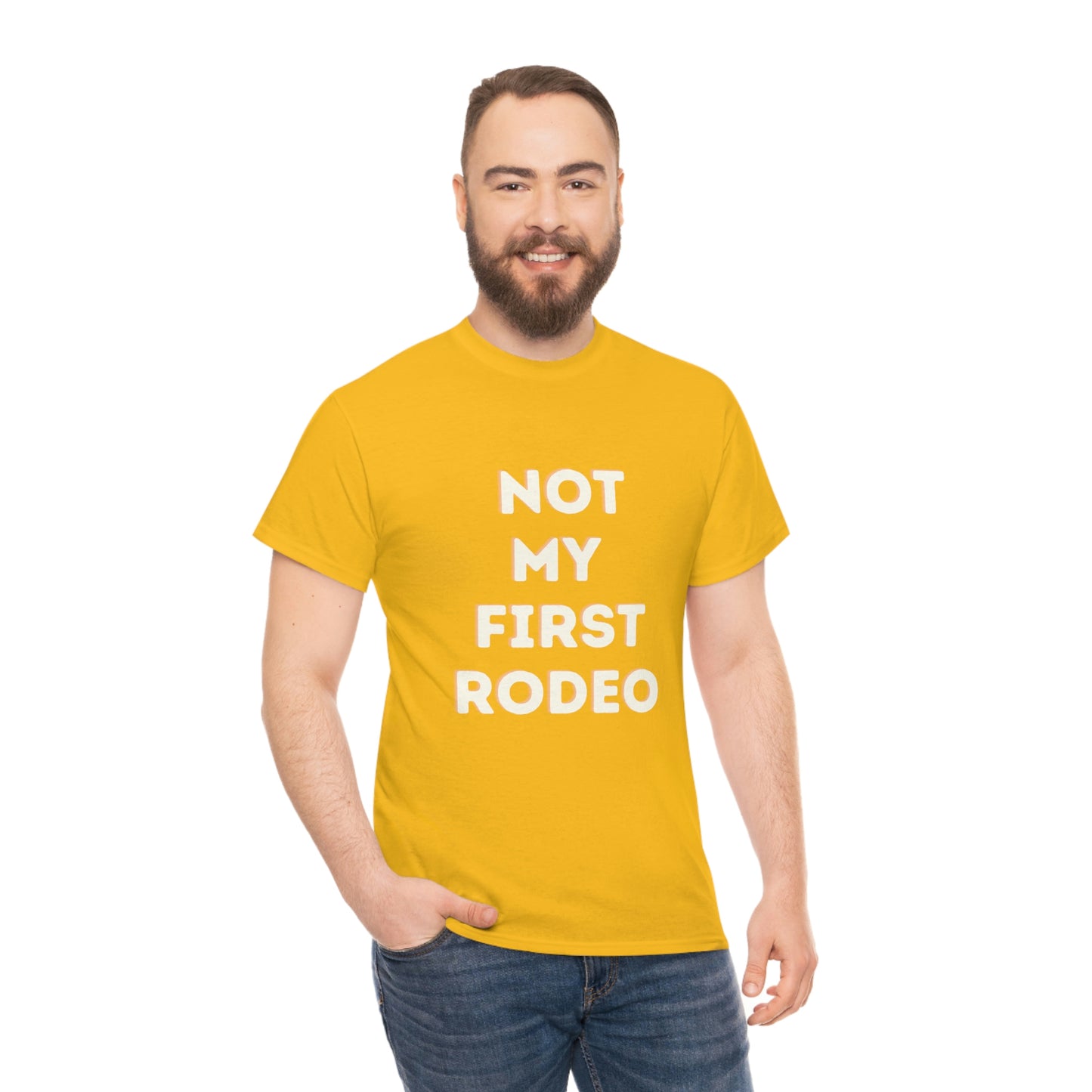 "Not My First Rodeo" Funny, Sysadmin, Geek, Gamer, Developer, Gift Cotton Tee