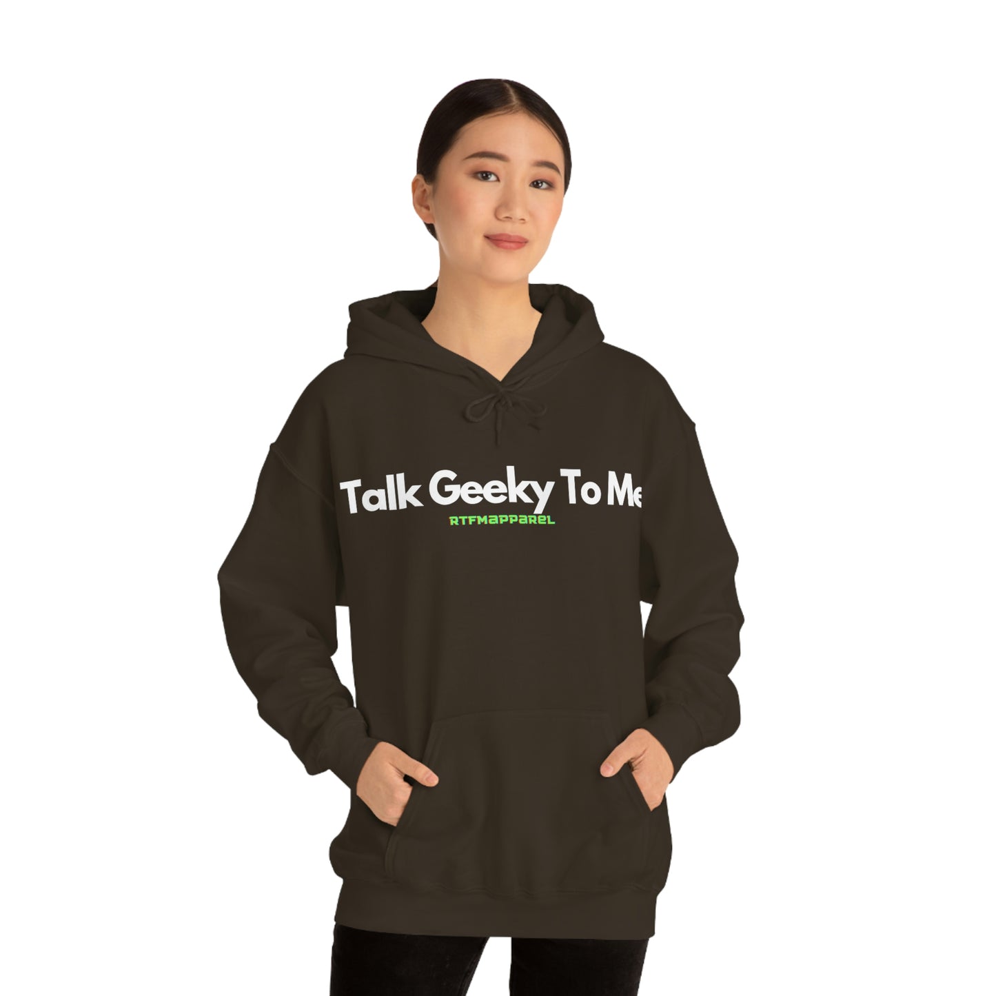 Talk Geeky to me, Funny, Sysadmin, Geek, Project Manager, Developer, Gift, Unisex Hooded Sweatshirt