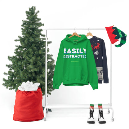 Easily Distracted - Funny, Sysadmin, Geek, Gamer, Developer, Gift Hooded Sweatshirt