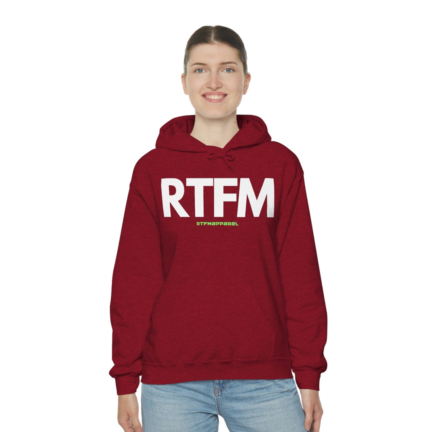 RTFM, Read the Manual, unny, Sysadmin, Geek, Project Manager, Developer, Gift, Unisex Hooded Sweatshirt