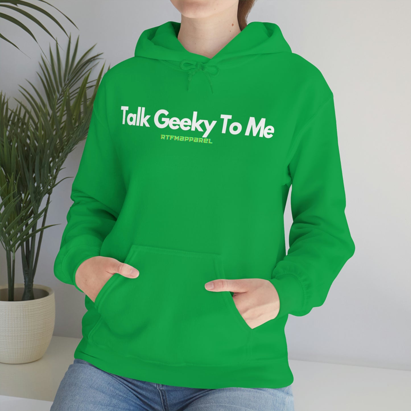Talk Geeky to me, Funny, Sysadmin, Geek, Project Manager, Developer, Gift, Unisex Hooded Sweatshirt