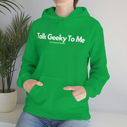 Talk Geeky to me, Funny, Sysadmin, Geek, Project Manager, Developer, Gift, Unisex Hooded Sweatshirt