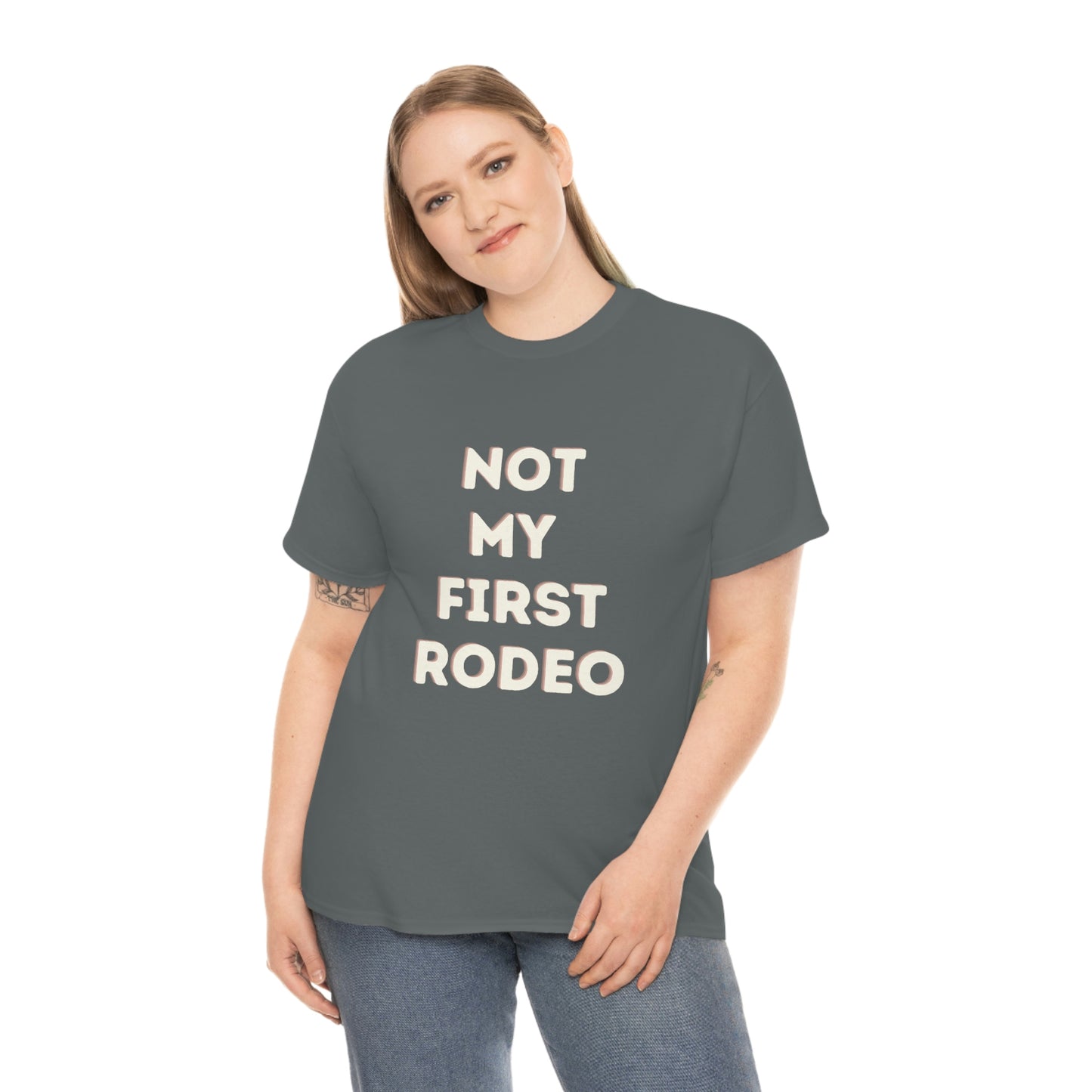 "Not My First Rodeo" Funny, Sysadmin, Geek, Gamer, Developer, Gift Cotton Tee