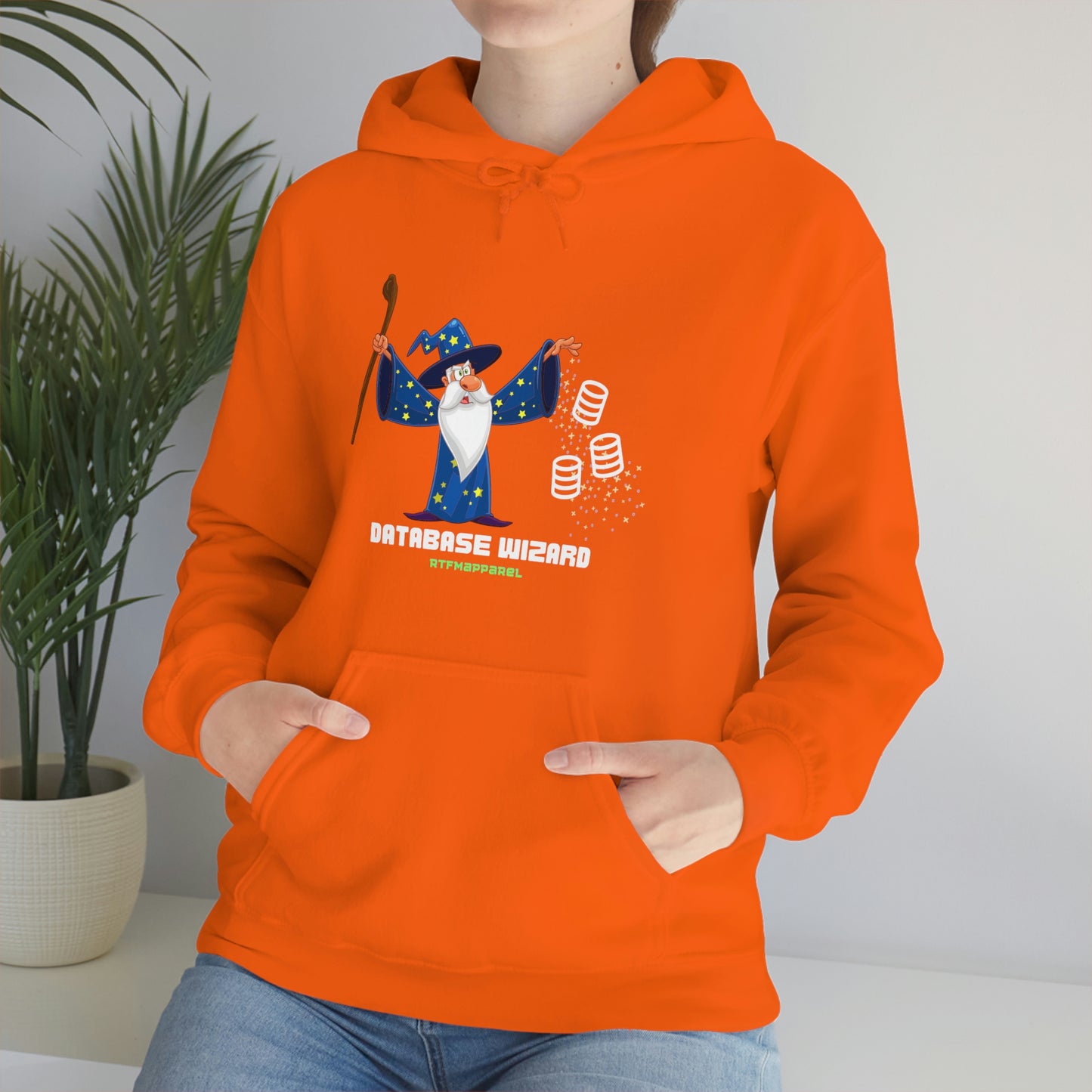 Database Wizard - SQL DBA Sysadmin Data Science Hooded Sweatshirt
