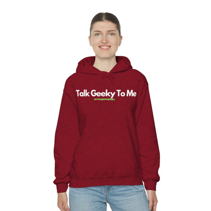 Talk Geeky to me, Funny, Sysadmin, Geek, Project Manager, Developer, Gift, Unisex Hooded Sweatshirt