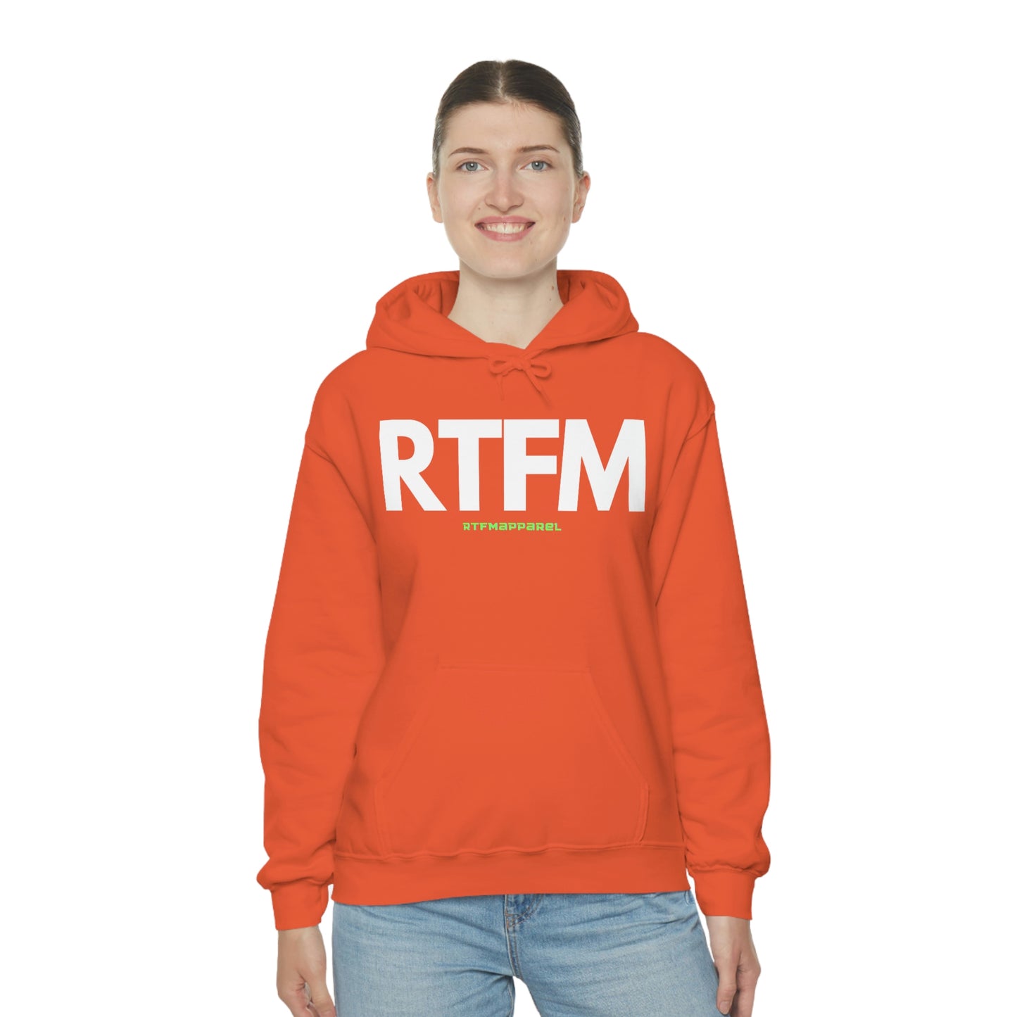 RTFM, Read the Manual, unny, Sysadmin, Geek, Project Manager, Developer, Gift, Unisex Hooded Sweatshirt