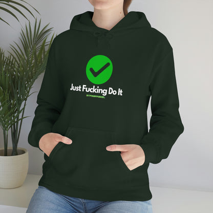 JFDI, Just do it, Funny, Sysadmin, Geek, Project Manager, Explicit, Developer, Gift, Unisex Hooded Sweatshirt