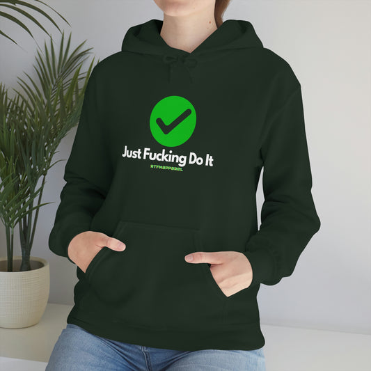 JFDI, Just do it, Funny, Sysadmin, Geek, Project Manager, Explicit, Developer, Gift, Unisex Hooded Sweatshirt
