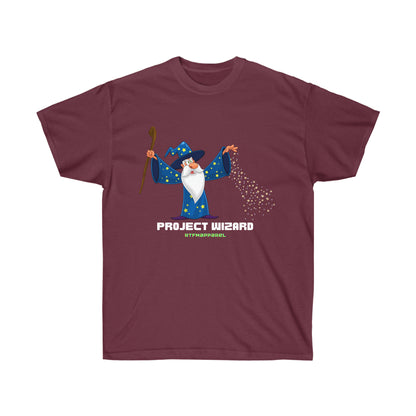 Project Wizard, Sysadmin, Project Manager, PM, Program Manager, IT Support, Sysadmin Funny Tshirt
