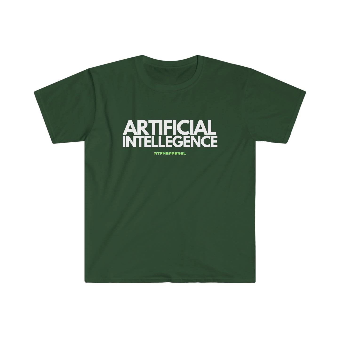 Artificial Intellegence , Funny, Sysadmin, Geek, Project Manager, Developer, Gift Unisex Softstyle T-Shirt