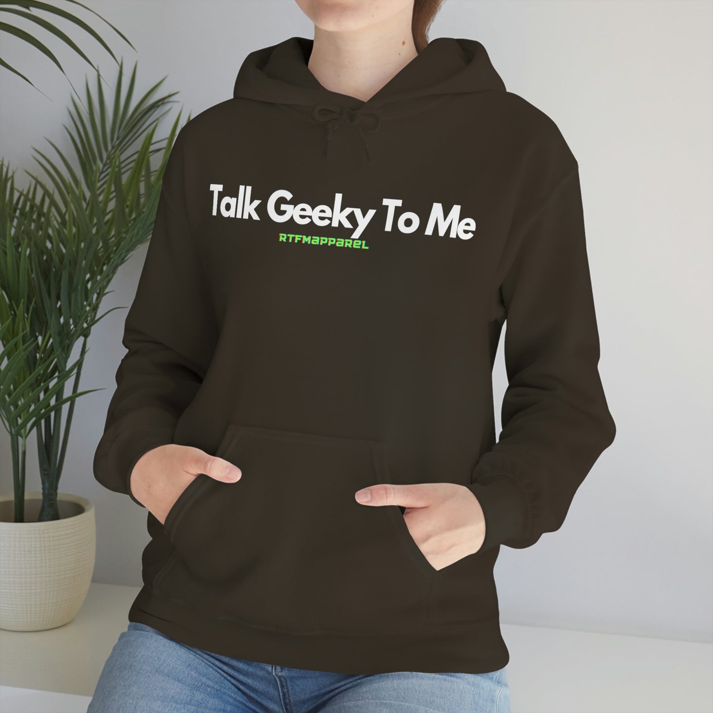 Talk Geeky to me, Funny, Sysadmin, Geek, Project Manager, Developer, Gift, Unisex Hooded Sweatshirt