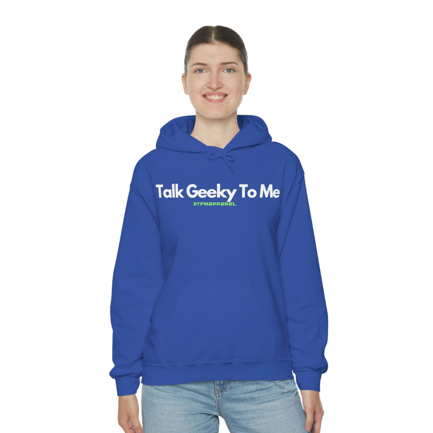 Talk Geeky to me, Funny, Sysadmin, Geek, Project Manager, Developer, Gift, Unisex Hooded Sweatshirt