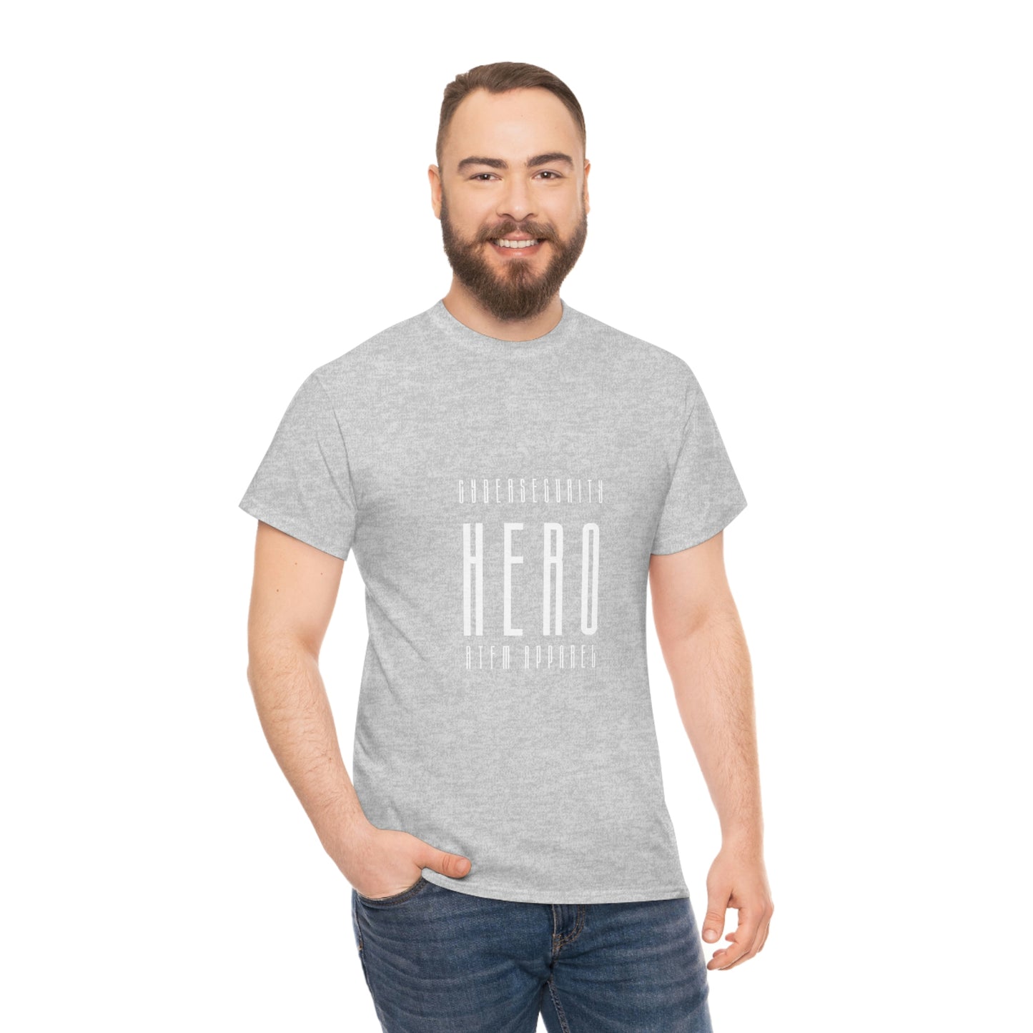 Cyber Security Hero - Unisex Heavy Cotton Tee - Funny, Humor, Perfect Gift
