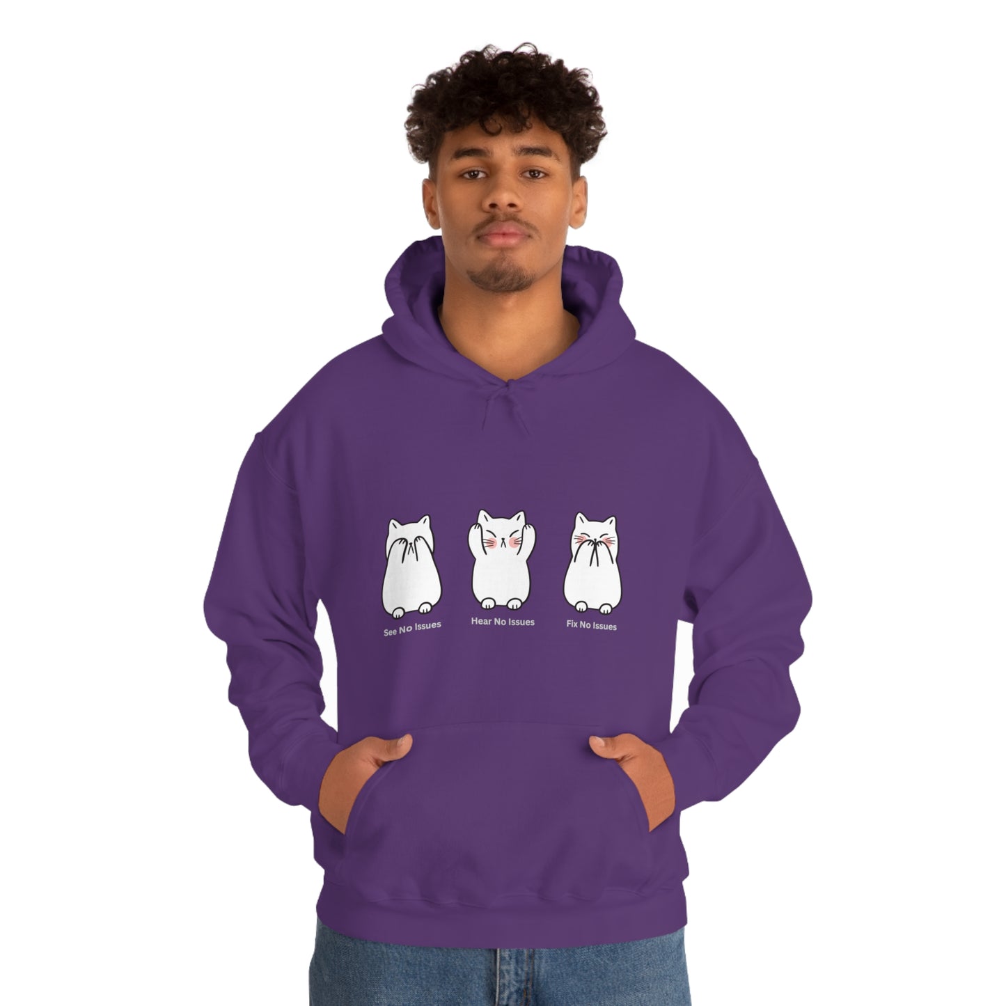 See No Issues, Fix No Issues -  Helpdesk, Sysadmin, Cloud Engineer, Architect, Azure, AWS, Network admin, Server Admin  Hoodie
