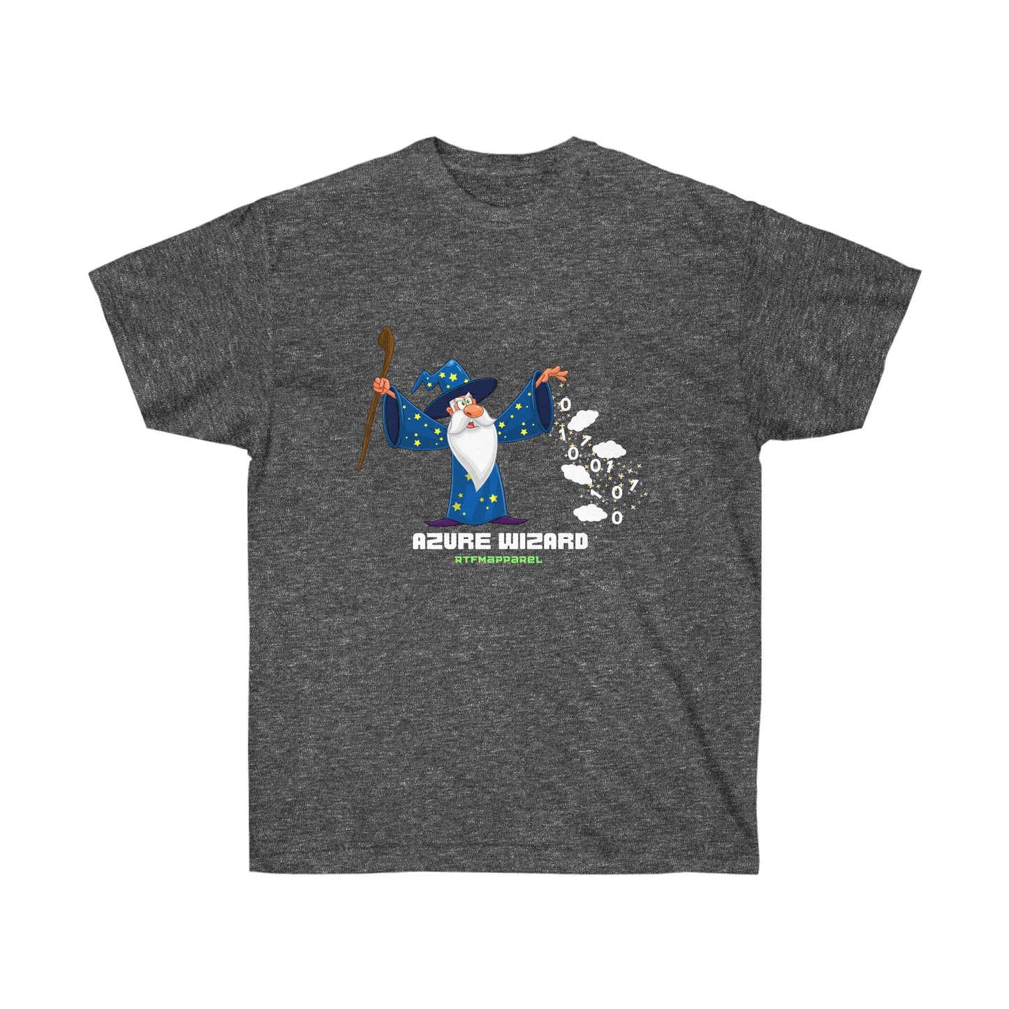 Azure Wizard, Sysadmin, Cloud Engineer, Architect, Azure, IT Support, Sysadmin Funny Tshirt