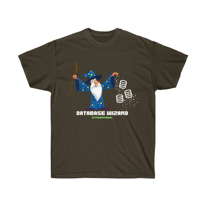 Database Wizard - SQL DBA, Data Science, Sysadmin Funny Tshirt