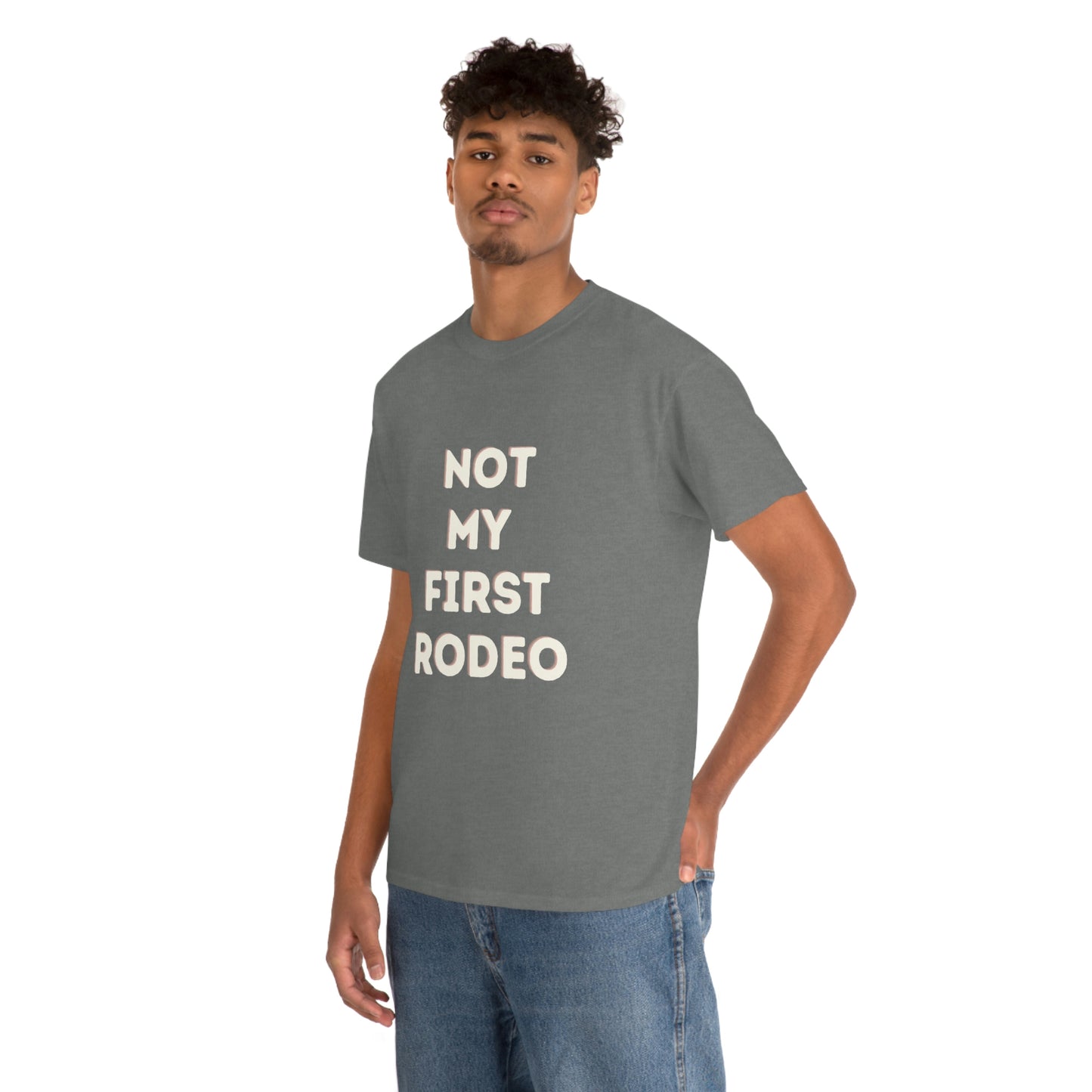 "Not My First Rodeo" Funny, Sysadmin, Geek, Gamer, Developer, Gift Cotton Tee
