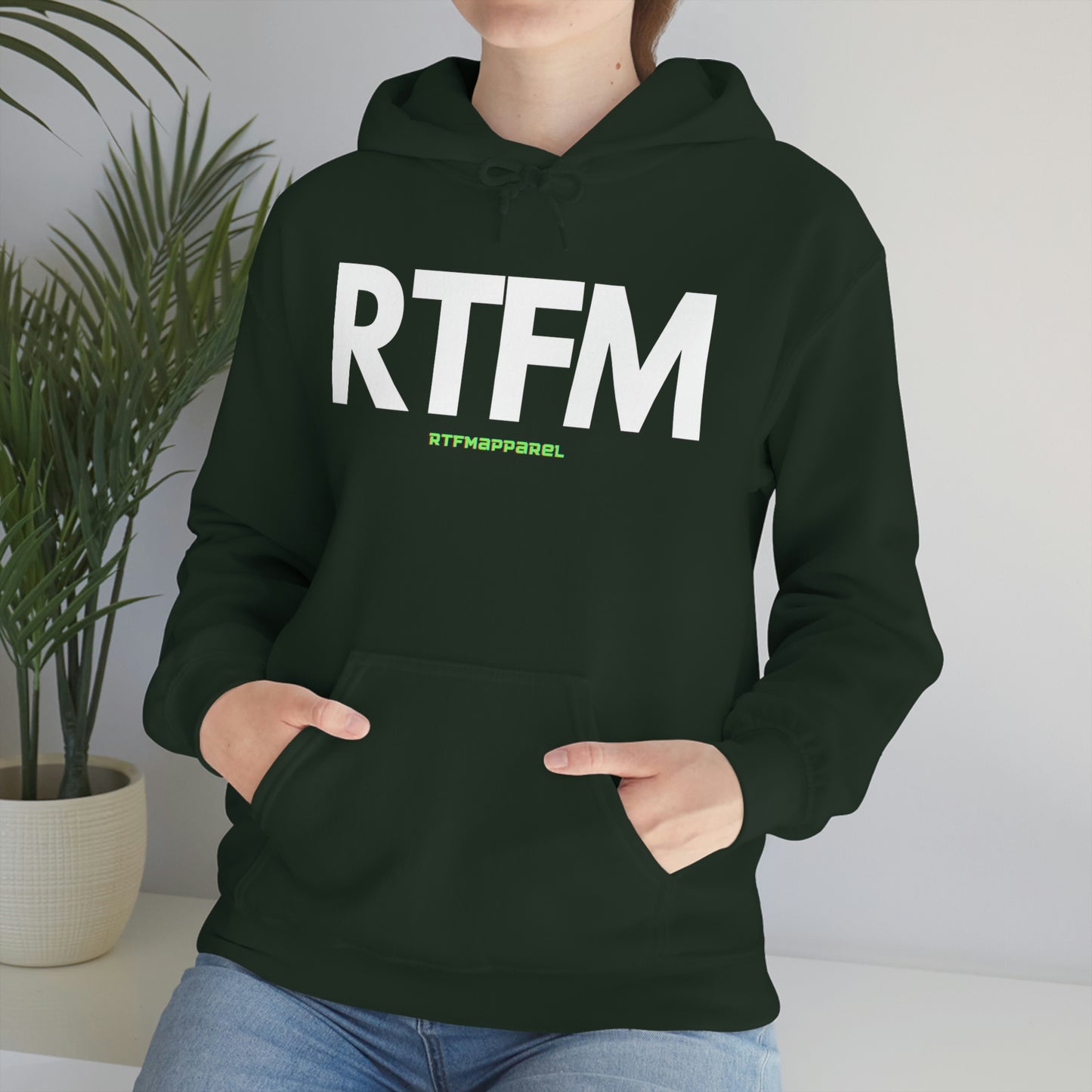 RTFM, Read the Manual, unny, Sysadmin, Geek, Project Manager, Developer, Gift, Unisex Hooded Sweatshirt