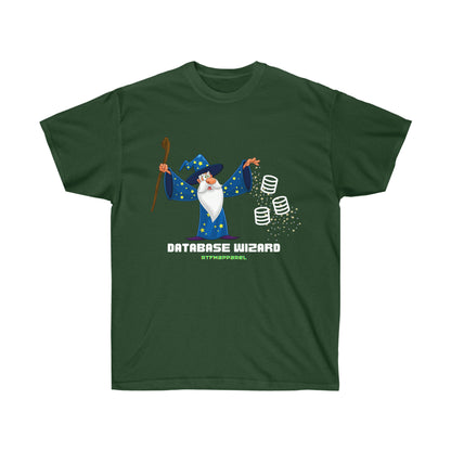 Database Wizard - SQL DBA, Data Science, Sysadmin Funny Tshirt