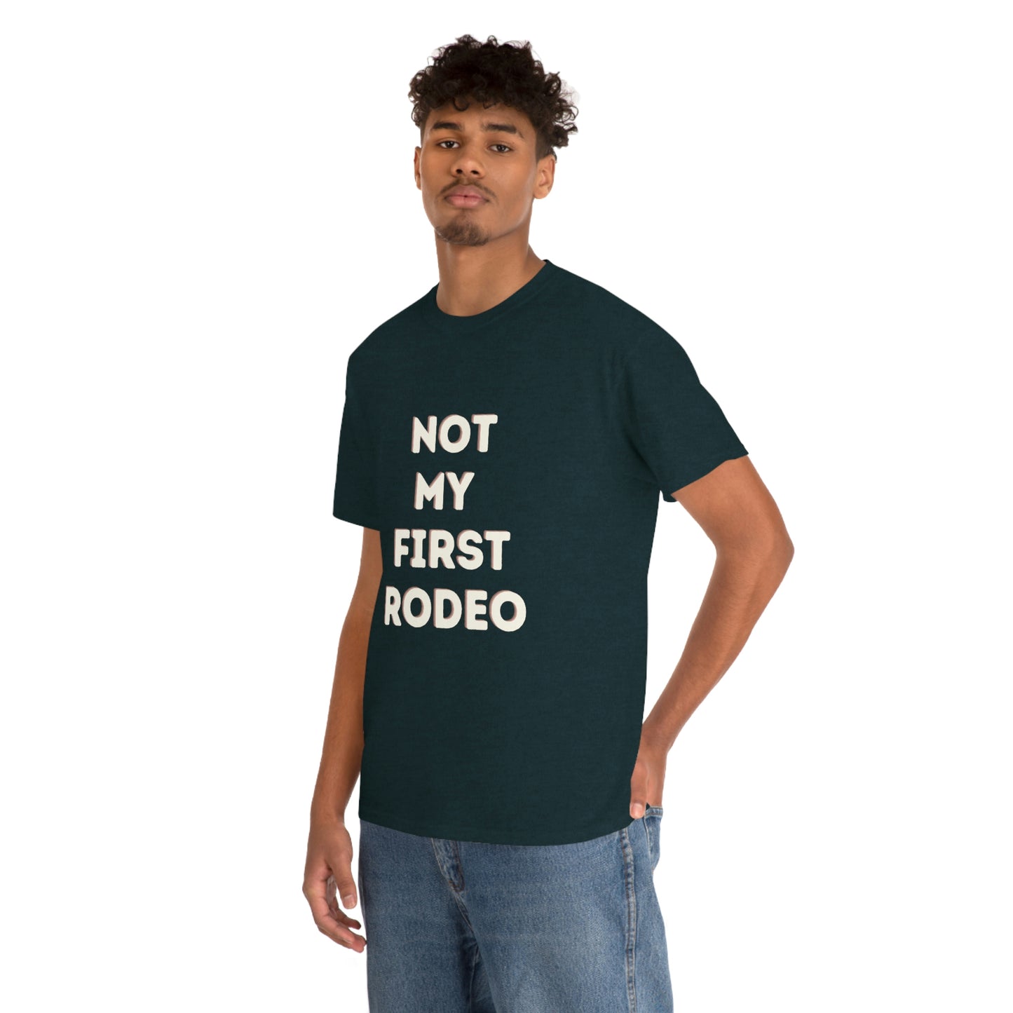 "Not My First Rodeo" Funny, Sysadmin, Geek, Gamer, Developer, Gift Cotton Tee