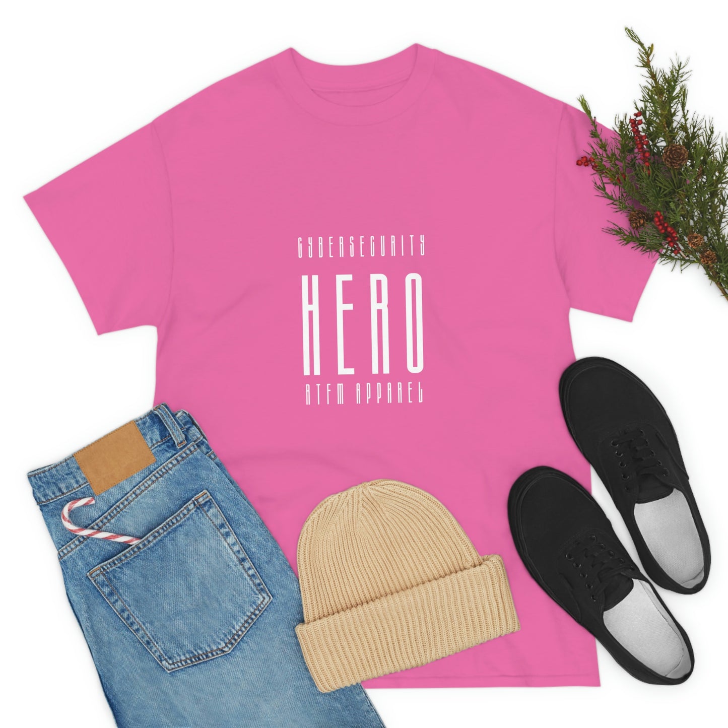 Cyber Security Hero - Unisex Heavy Cotton Tee - Funny, Humor, Perfect Gift