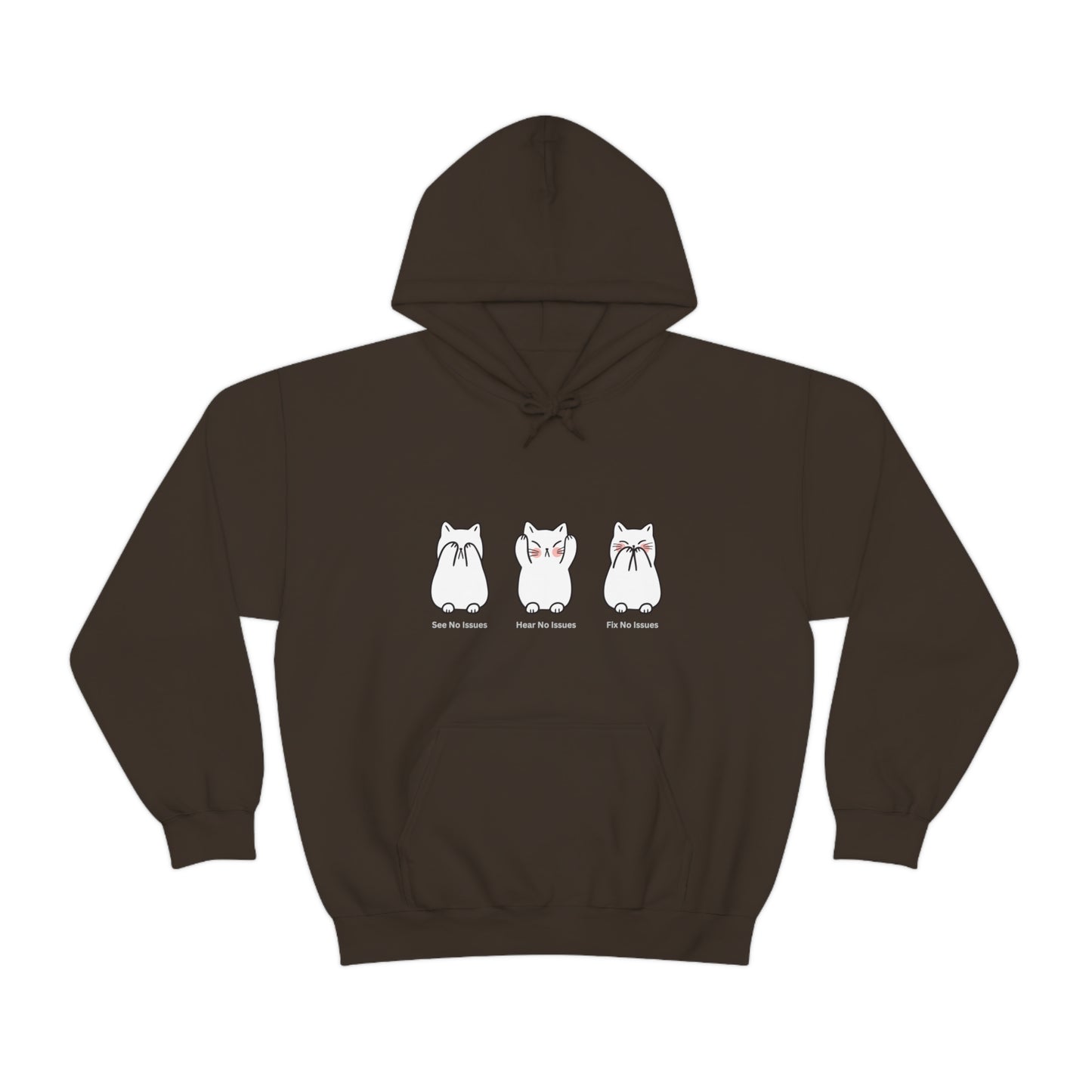 See No Issues, Fix No Issues -  Helpdesk, Sysadmin, Cloud Engineer, Architect, Azure, AWS, Network admin, Server Admin  Hoodie