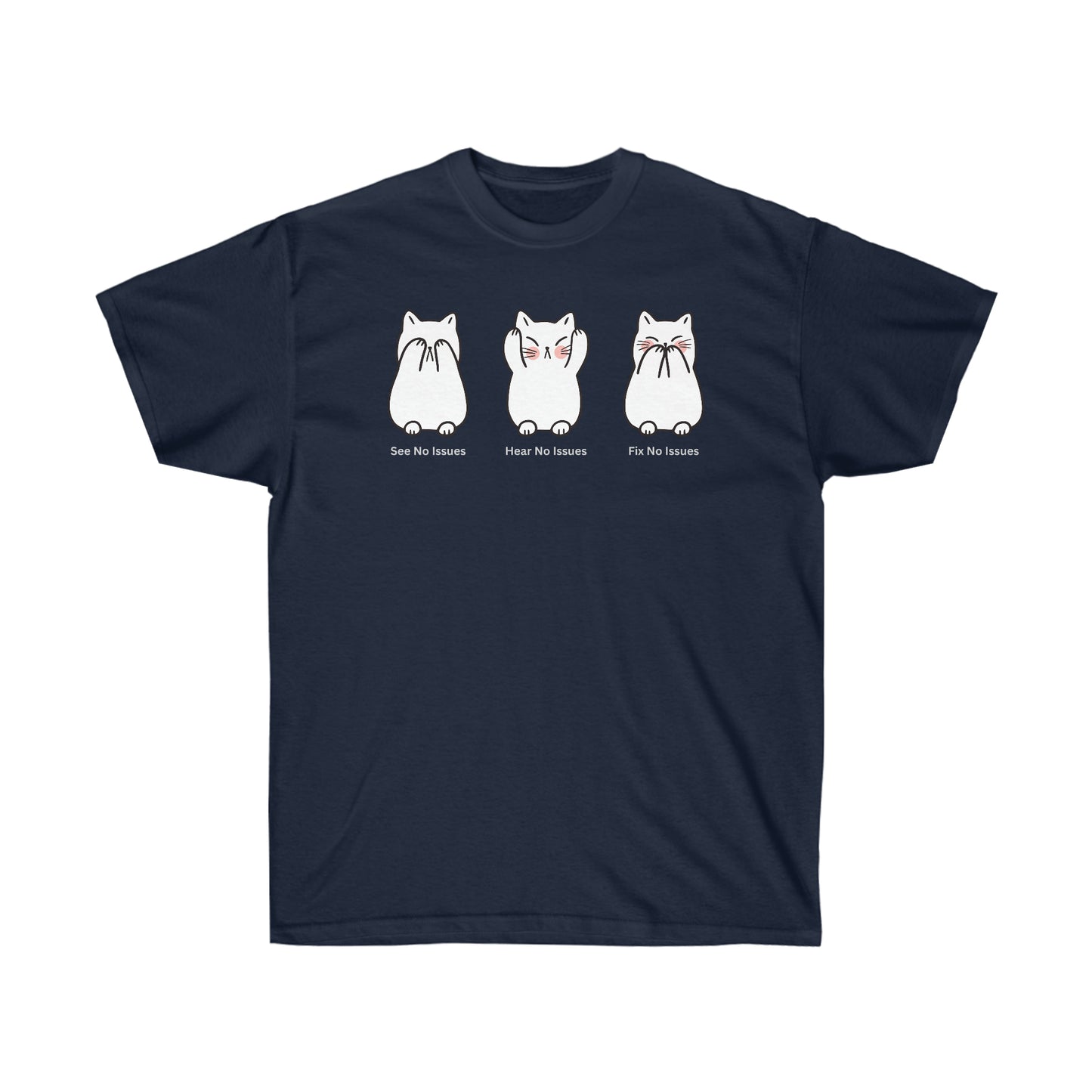 See No Issues, Fix no Issues - Helpdesk, Sysadmin, Cloud Engineer, Architect, Azure, AWS, Network admin, Server Admin Funny Tshirt