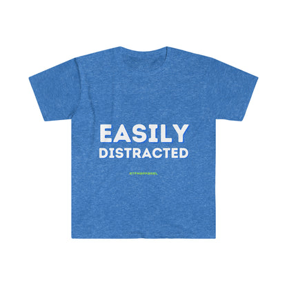 Easily Distracted - Funny, Sysadmin, Geek, Gamer, Developer, Gift T-Shirt