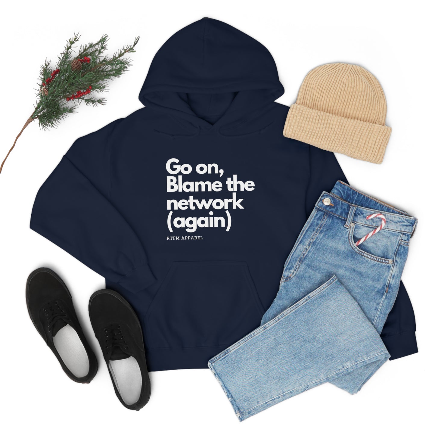Go on, blame the network - Network Engineer, Cisco, Network, Wifi, Sysadmin, IT Support Hoodie