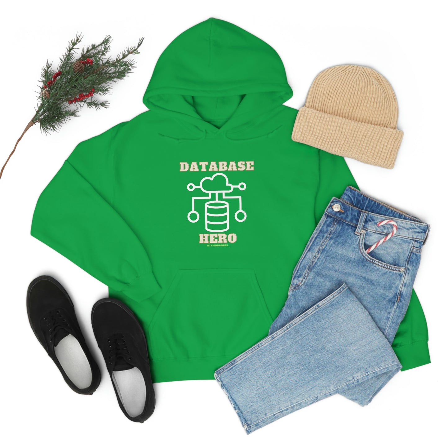 Database Hero - Funny DBA, SQL, Data Science Hoodie