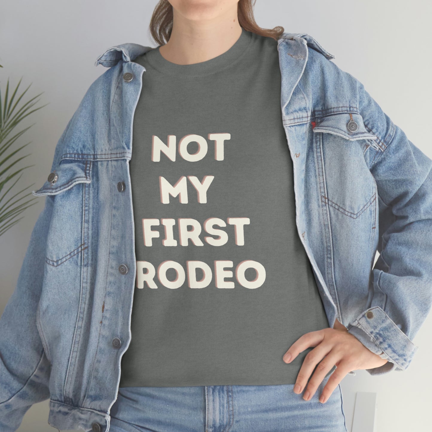 "Not My First Rodeo" Funny, Sysadmin, Geek, Gamer, Developer, Gift Cotton Tee