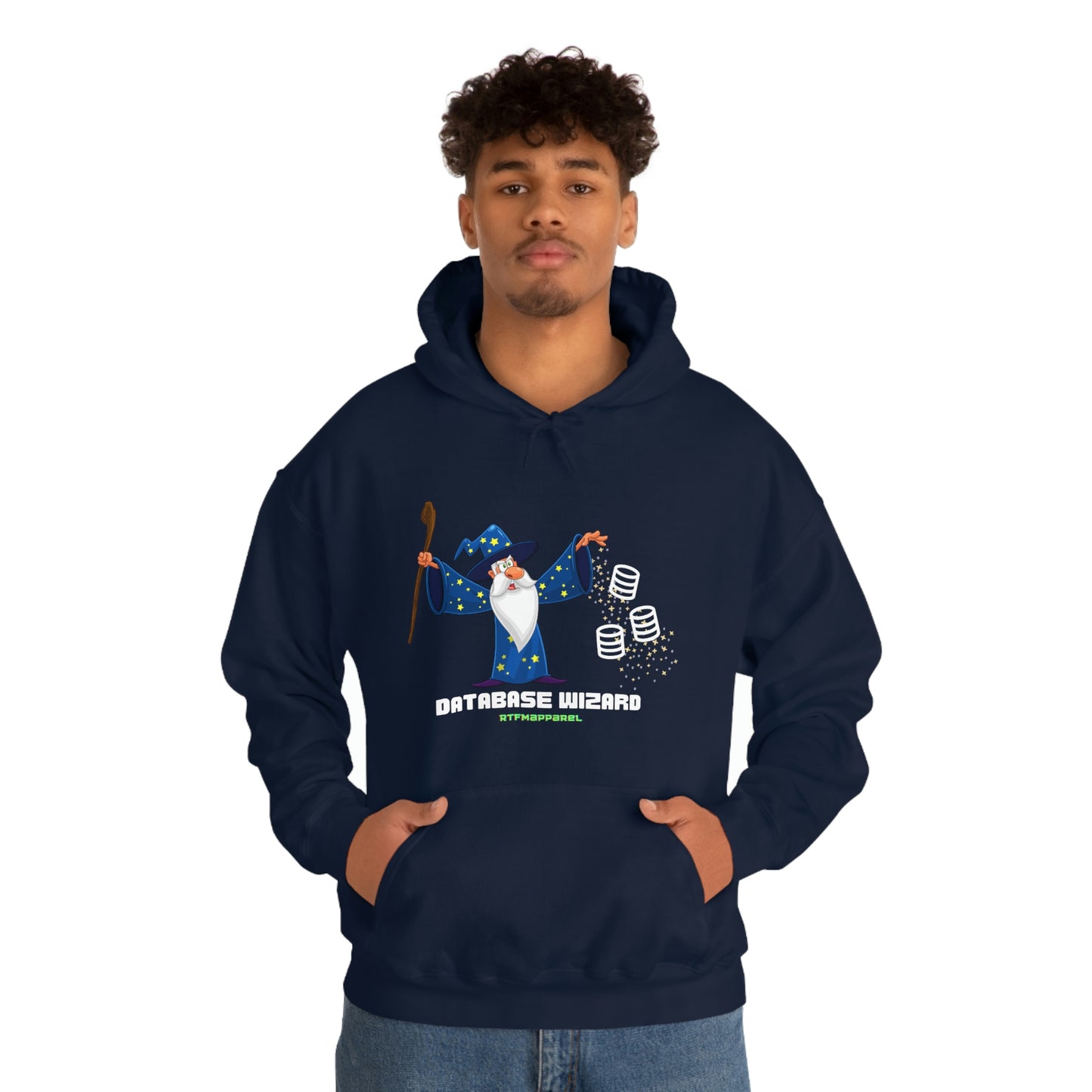Database Wizard - SQL DBA Sysadmin Data Science Hooded Sweatshirt