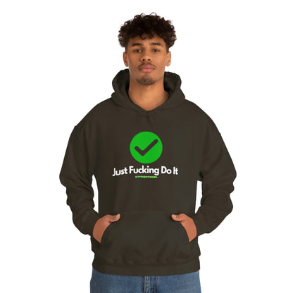 JFDI, Just do it, Funny, Sysadmin, Geek, Project Manager, Explicit, Developer, Gift, Unisex Hooded Sweatshirt