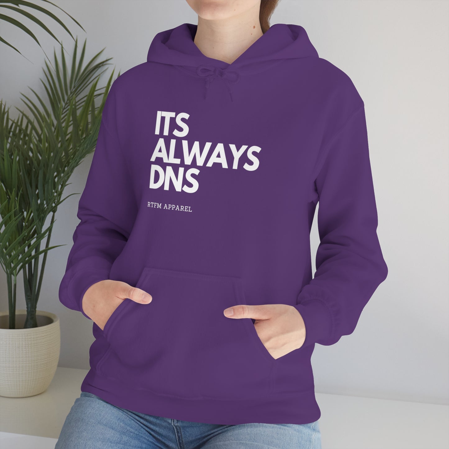 ITS ALWAYS DNS - Network Engineer, Cisco, Network, Wifi, Sysadmin, IT Support Hoodie