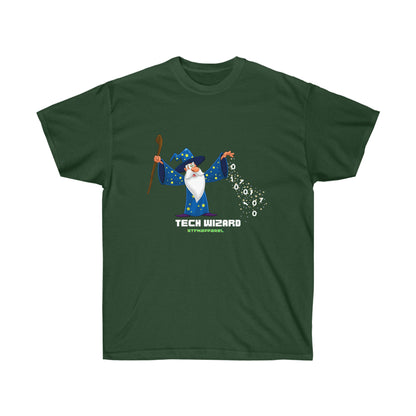 Tech Wizard -  Cloud, Sysadmin, Cloud Engineer, Architect, Azure, AWS, Network admin, Server Admin Funny Tshirt