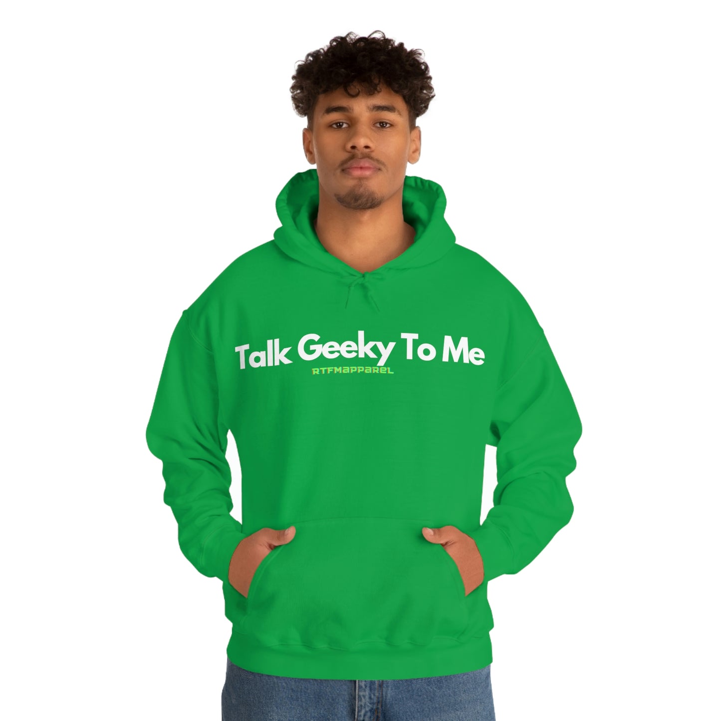Talk Geeky to me, Funny, Sysadmin, Geek, Project Manager, Developer, Gift, Unisex Hooded Sweatshirt