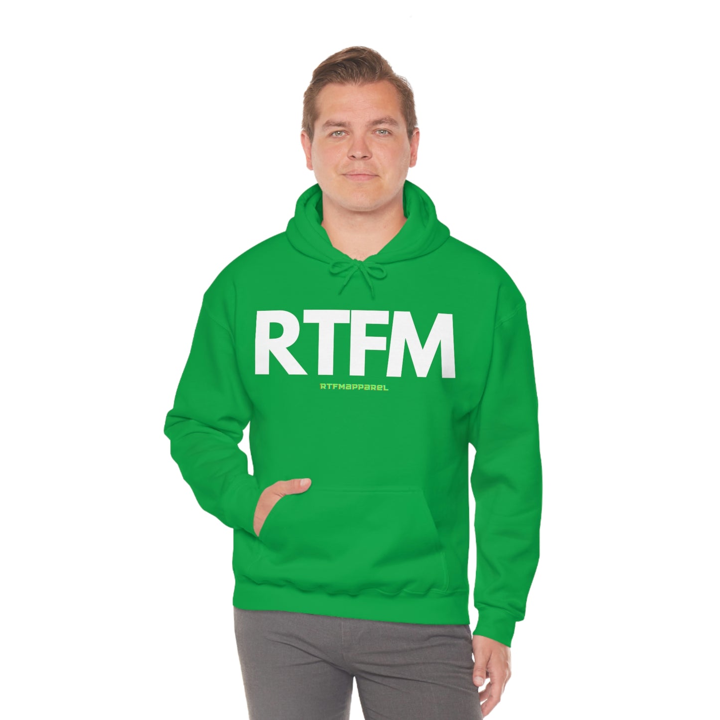 RTFM, Read the Manual, unny, Sysadmin, Geek, Project Manager, Developer, Gift, Unisex Hooded Sweatshirt