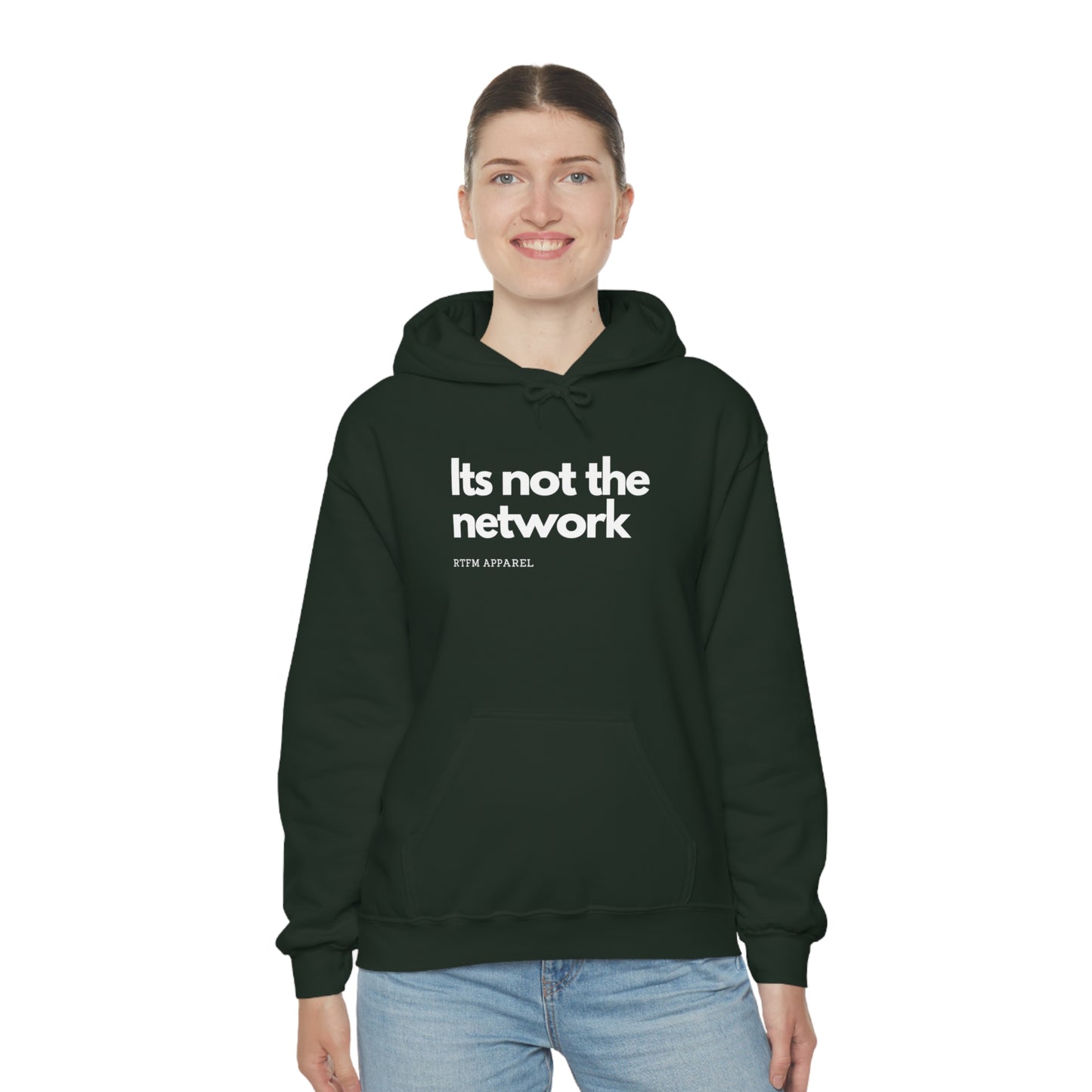 It's not the network - Network Engineer, Cisco, Network, Wifi, Sysadmin, IT Support Hoodie