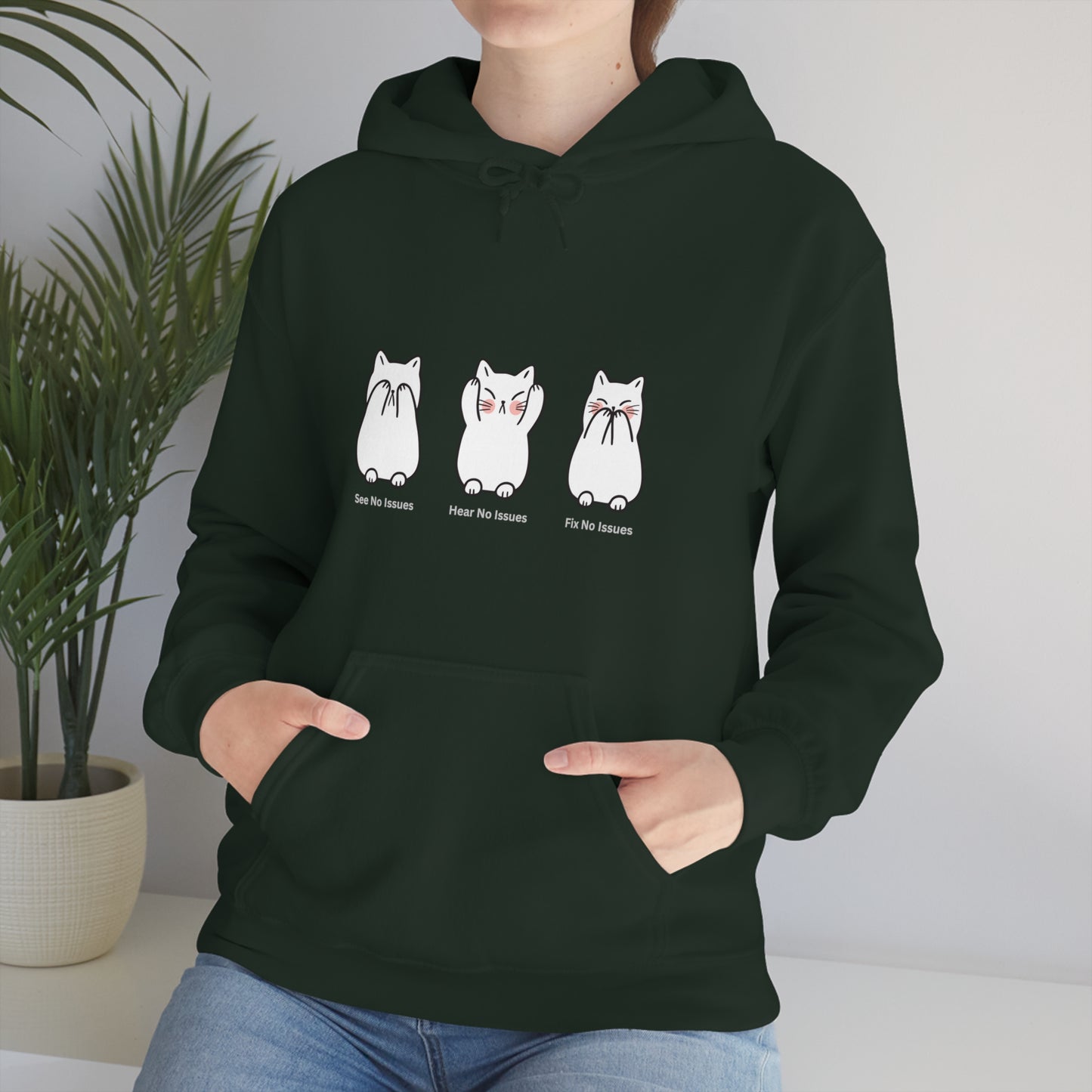 See No Issues, Fix No Issues -  Helpdesk, Sysadmin, Cloud Engineer, Architect, Azure, AWS, Network admin, Server Admin  Hoodie