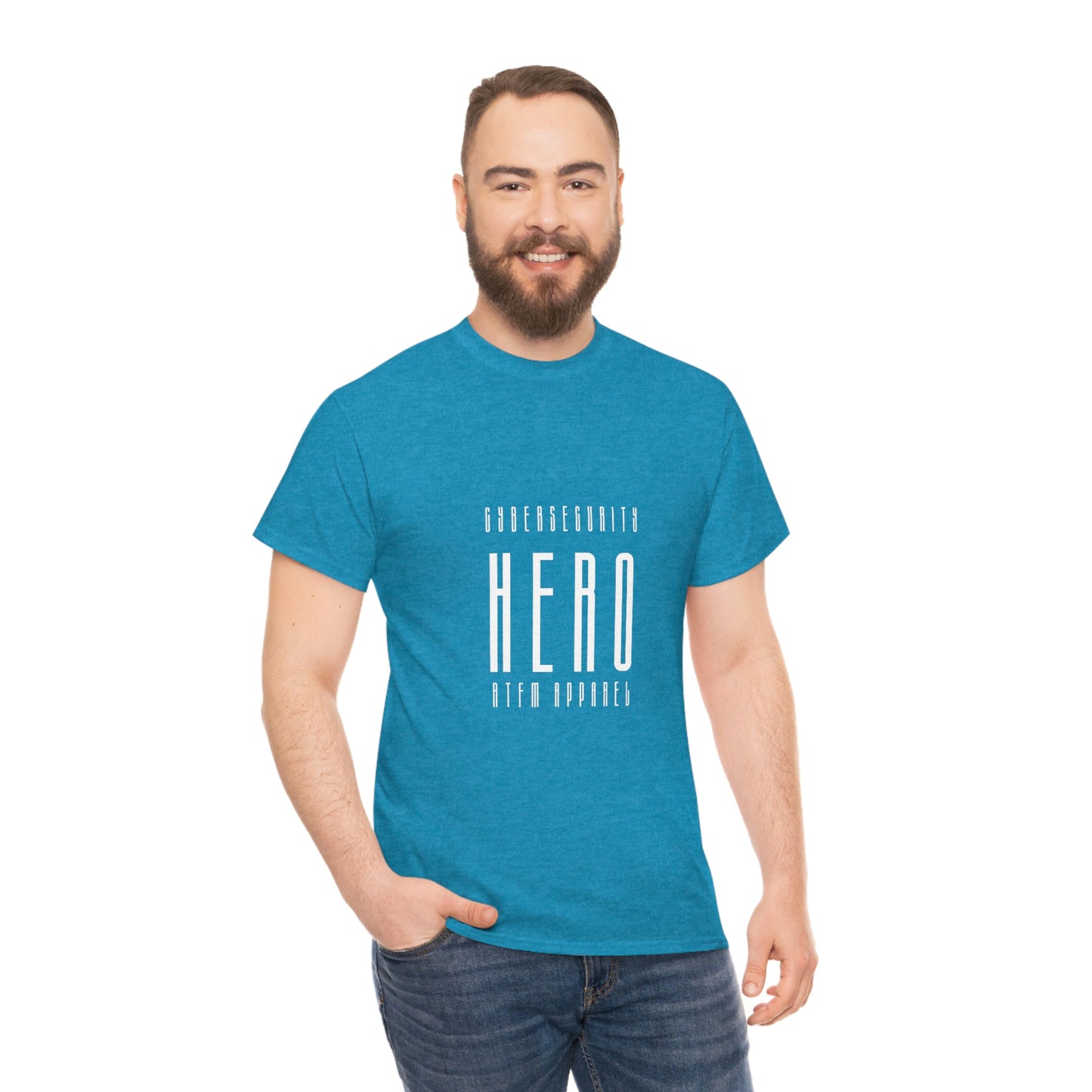 Cyber Security Hero - Unisex Heavy Cotton Tee - Funny, Humor, Perfect Gift