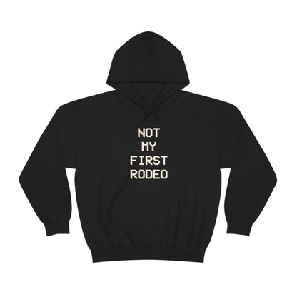 "Not My First Rodeo" Funny, Sysadmin, Geek, Gamer, Developer, Gift Hooded Sweatshirt