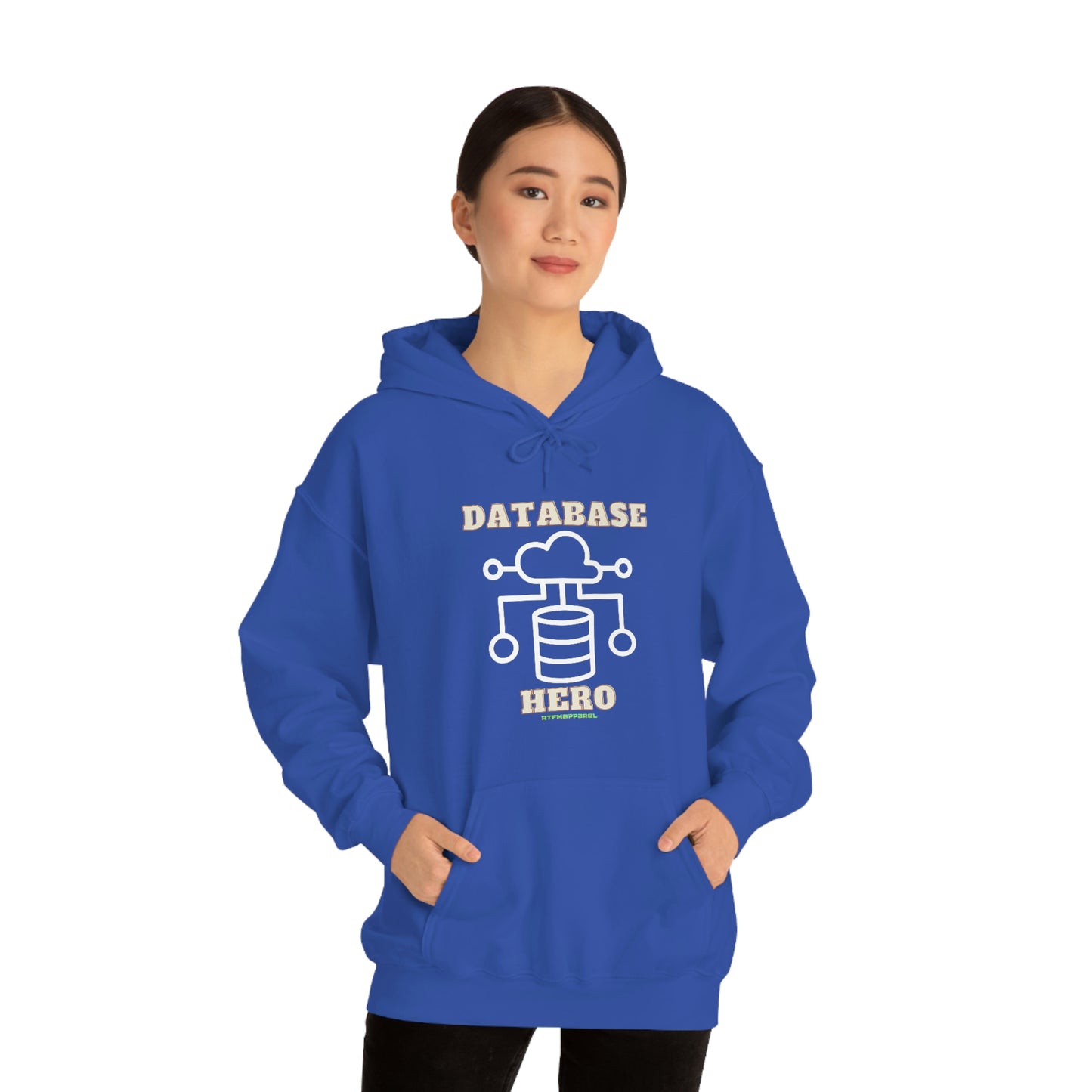 Database Hero - Funny DBA, SQL, Data Science Hoodie