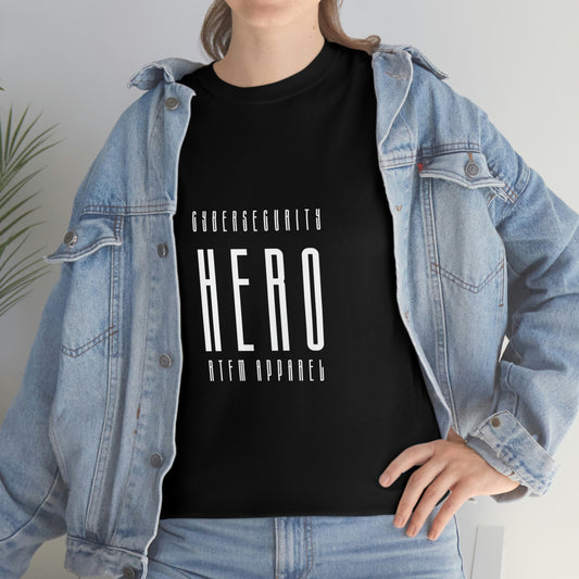 Cyber Security Hero - Unisex Heavy Cotton Tee - Funny, Humor, Perfect Gift