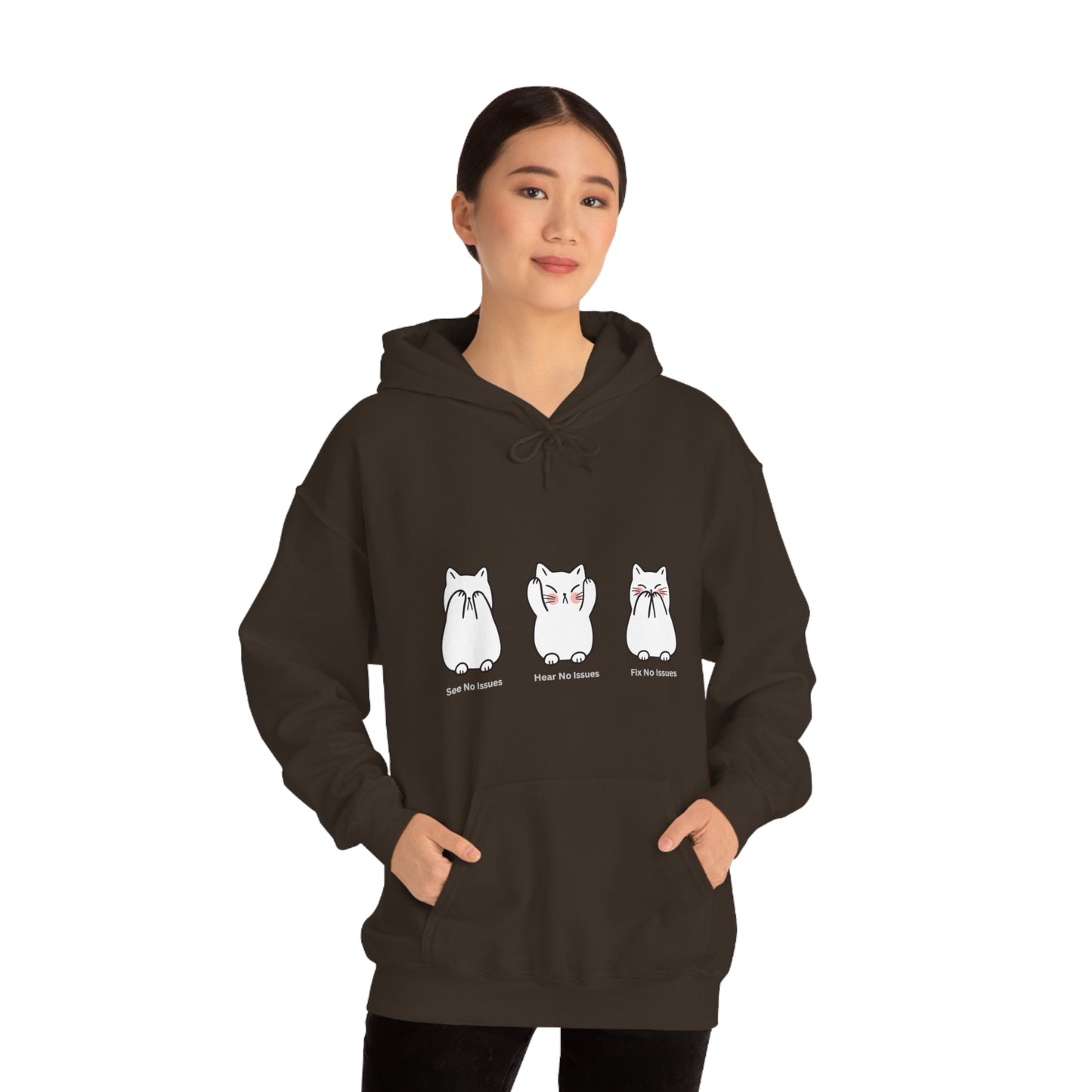 See No Issues, Fix No Issues -  Helpdesk, Sysadmin, Cloud Engineer, Architect, Azure, AWS, Network admin, Server Admin  Hoodie