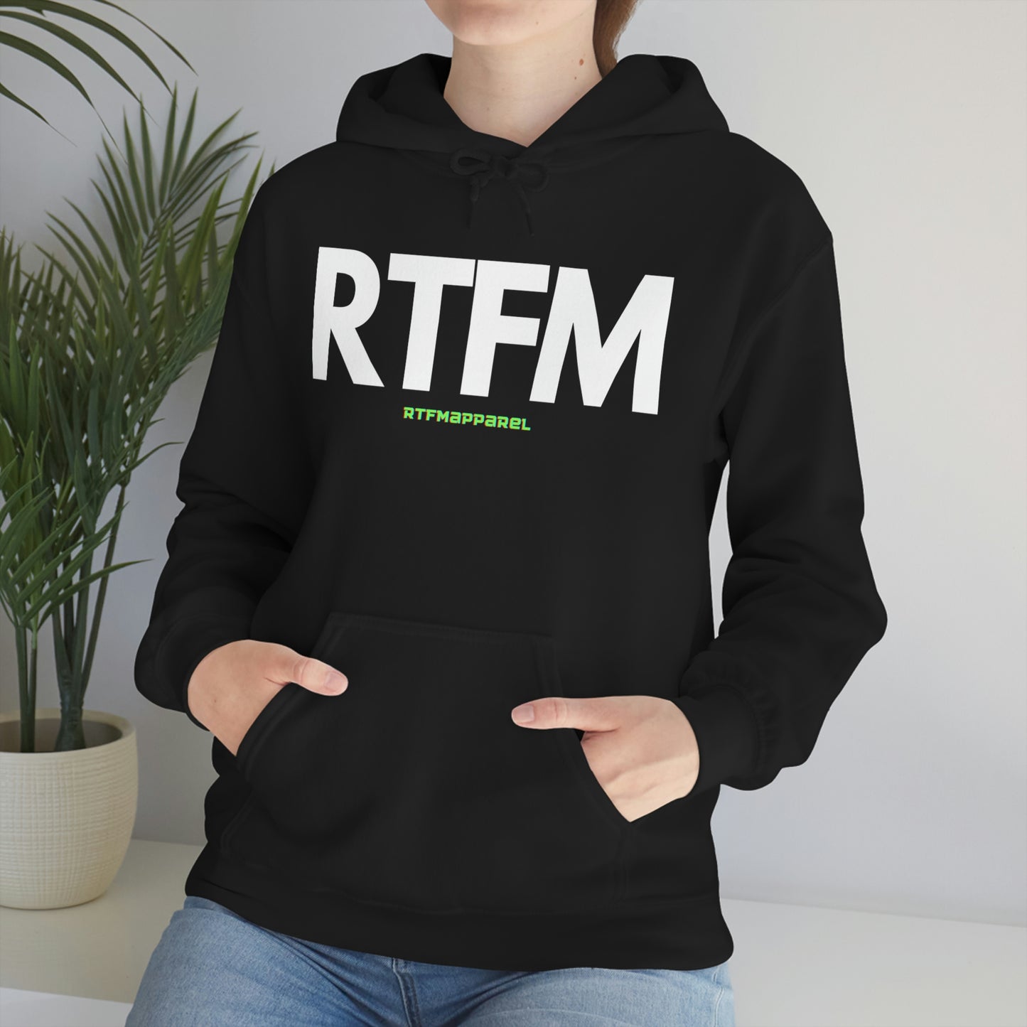 RTFM, Read the Manual, unny, Sysadmin, Geek, Project Manager, Developer, Gift, Unisex Hooded Sweatshirt