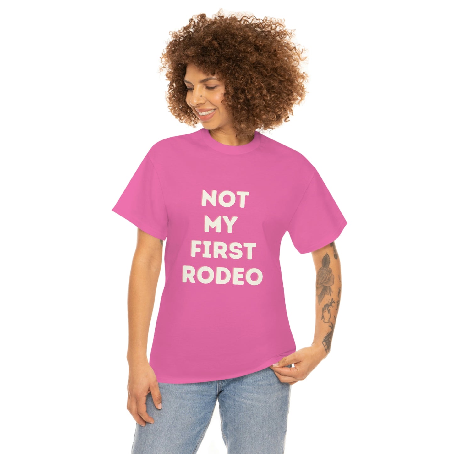 "Not My First Rodeo" Funny, Sysadmin, Geek, Gamer, Developer, Gift Cotton Tee